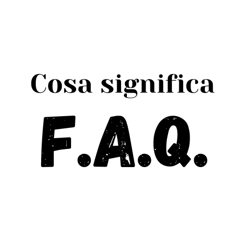 faq significato