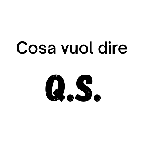 cosa significa qs