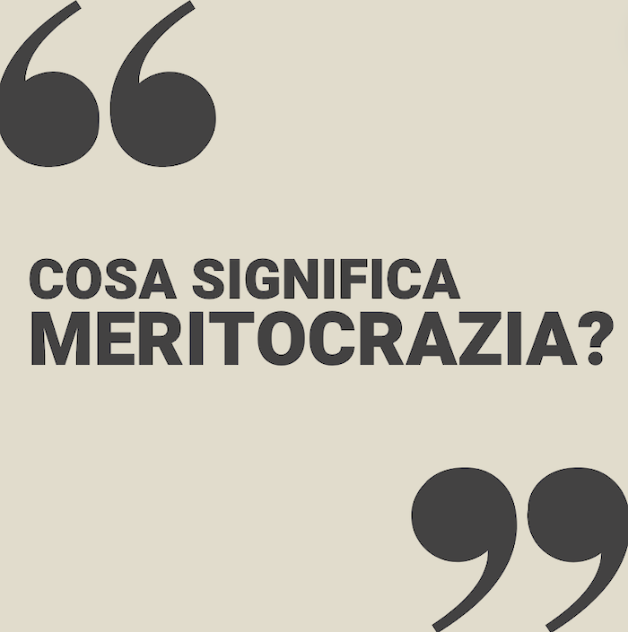 meritocrazia significato