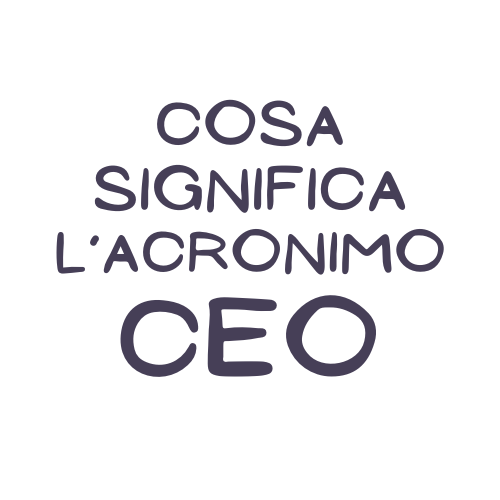 significato acronimo ceo