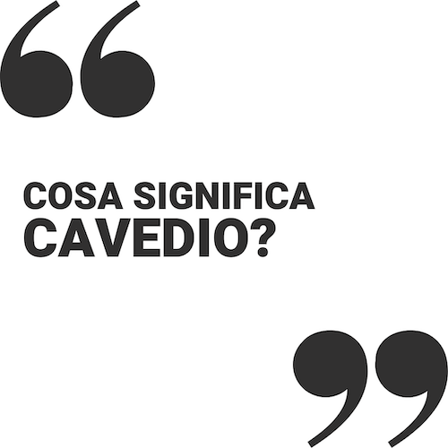 cavedio significato