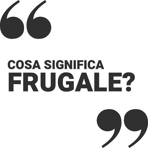 frugale significato