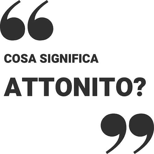 attonito significato